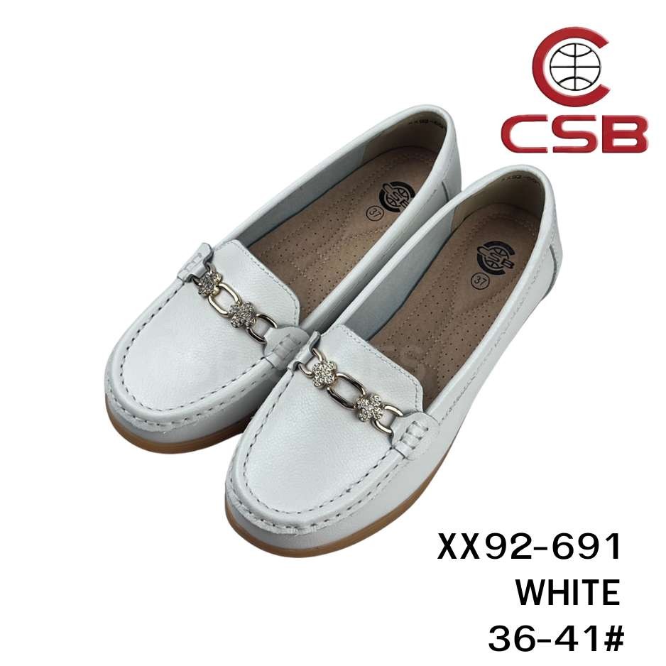 CSB รุ่น XX92-691 รองเท้าแฟชั่นผู้หญิง  ด้านหน้าติดอะไหล่เงินตกแต่งด้วยคริสตัส ราคา ถูกที่สุด ดีลบีเคเค แกลเลอรีภาพที่ 2