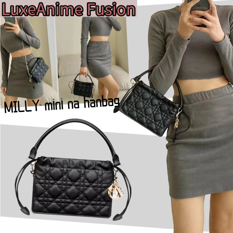 ดิออร์ Dior/LADY DIOR MILLY กระเป๋าถือขนาดเล็ก/กระเป๋าสุภาพสตรี