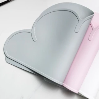 JUONUYIE แผ่นซิลิโคน, Cloud Shape กันน้ําเด็ก Place Mat, แบบพกพาทําความสะอาดง่ายลื่นฉนวนกันความร้อนแผ่นอาหารเย็น Gadget ครัว