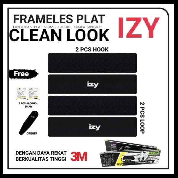 IZY CLEAN LOOK EXTRA SLIM LICKET PLATE HOLDER