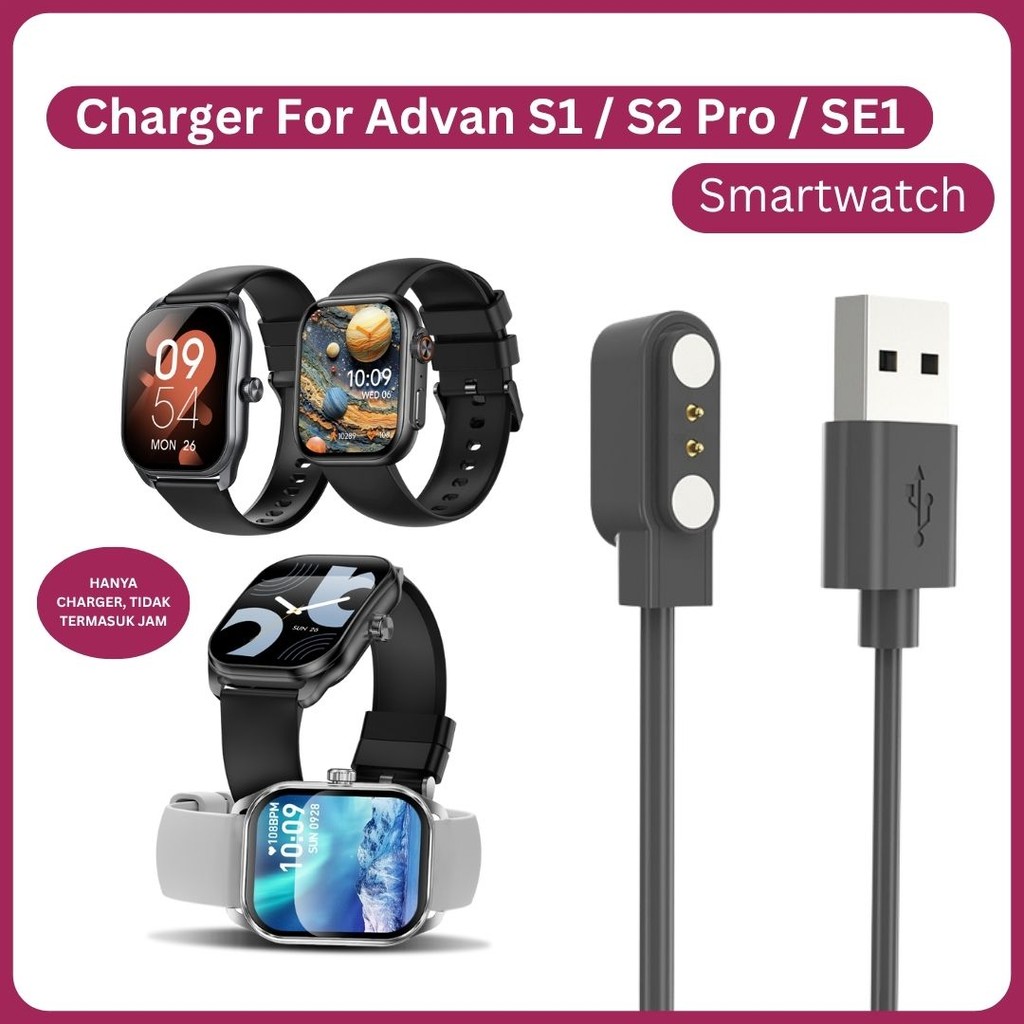 สายชาร์จสําหรับ Advan Smartwatch S1 S1 อัพเกรด SE1 S2 Pro S3 Pro W1e Se1 Pro S1 Taqa SR