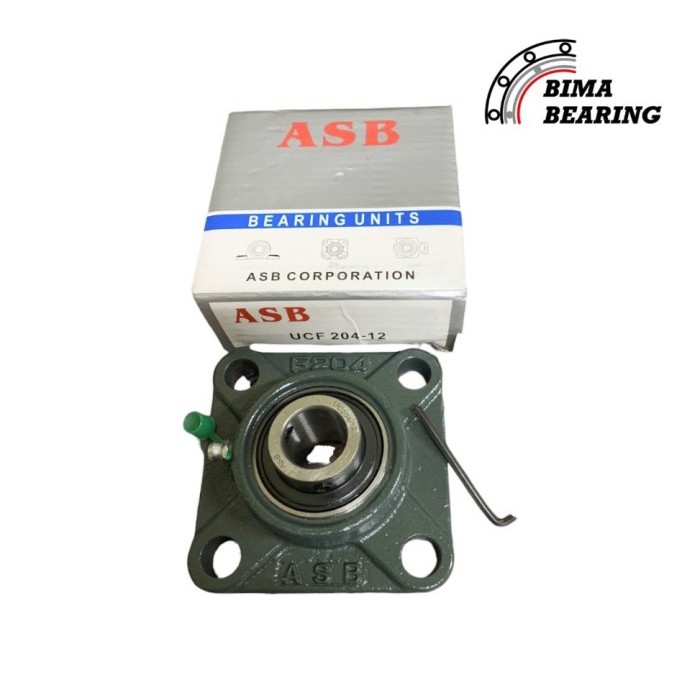 หมอนบล็อกแบริ่ง Ucf204-12 Ucf 204 As 3/4 นิ้ว 3/4 นิ้ว 19.050 มม. Asb Lahar Laher Ori