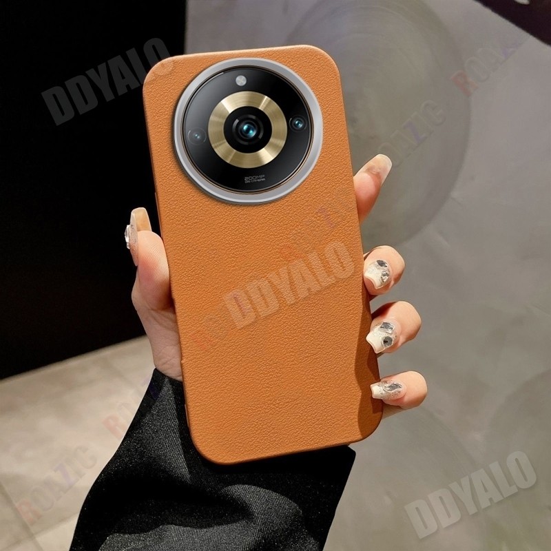 หรูหราหนังนุ่มรูปแบบเคสโทรศัพท์สําหรับrealme 11 Pro/Realme 11 Pro + ธุรกิจเคสโทรศัพท์Skhocproofโทรศัพท์ปกหลัง