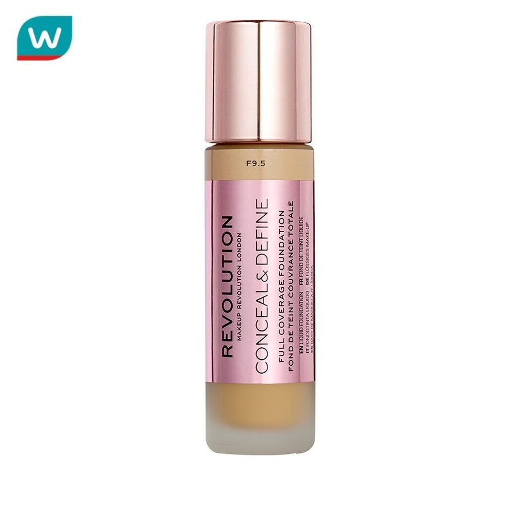 Makeup Revolution เมคอัพ รีโวลูชั่น ซีแอนด์ดี ฟลูคัฟเวอเรจ ฟาวเดชั่น 4.95มล. F9.5