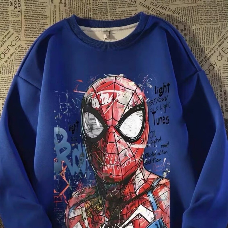 M-8XL ส่งไวจากไทย เสื้อสเวตเตอร์ ลายพิมพ์ แขนยาว สไตล์เกาหลี โอเวอร์ไซซ์ สําหรับผู้ชายและผู้หญิง #B102