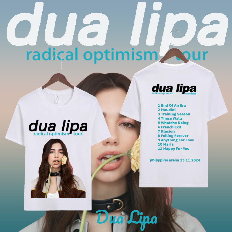 ปกติ🔥 ✨NEW✨ เสื้อ " Dua Lipa Vocal Concert "  |  Dua Lipa ปริมณฑล ผ้าCotton T-Shirt ผ้านุ่ม ยืด ใส่ส
