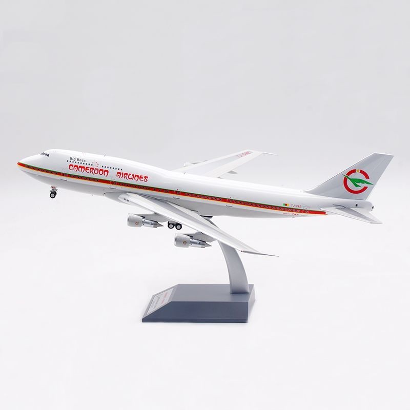 Inflight 1: 200 Cameroon Airlines Boeing B747-300 TJ-CAE โมเดลเครื่องบินโลหะผสม