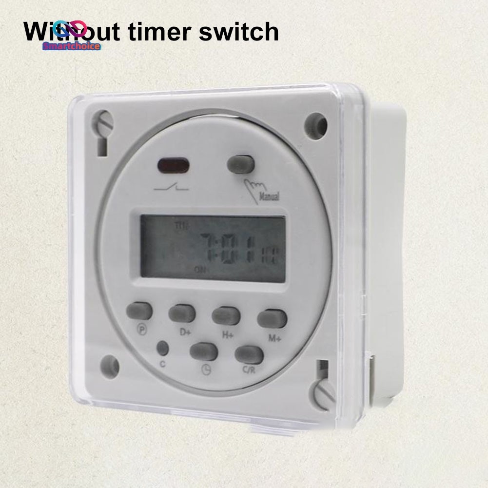 ⚡ทางเลือกอัจฉริยะ⚡แผงสวิทช์เวลาติดตั้งพลาสติกโปร่งใสกรณีสวิทช์จับเวลาสําหรับ CN101 CN102 คลังสินค้าพ