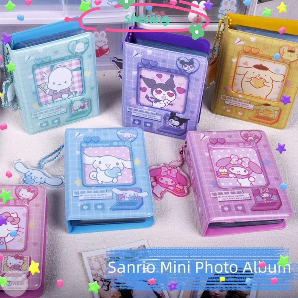 อัลบั้มรูป SHENING, ที่ใส่การ์ดภาพถ่ายกระเป๋า 40 ใบหลวม, อัลบั้มเก็บการ์ด Sanrio/Kuromi/Pochacco 3 นิ้ว