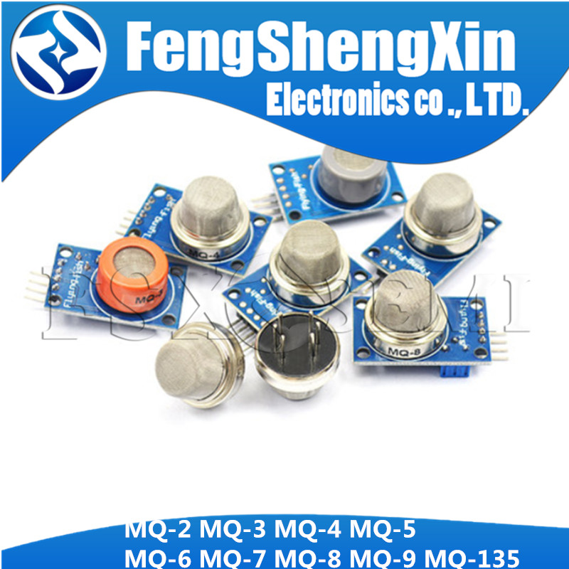 MQ-2 MQ-3 MQ-4 MQ-5 MQ-6 MQ-7 MQ-8 MQ-9 MQ-135 การตรวจจับควัน methane Gas Sensor โมดูลสําหรับ Arduin