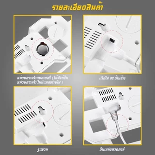 นาฬิกาดิจิตอล นาฬิกา LED นาฬิกาตั้งโต๊ะ แขวนผนัง LED Digital Wall Clock มีให้เลือก 2 แบบ ขอบสีขาวและขอบสีดำ
