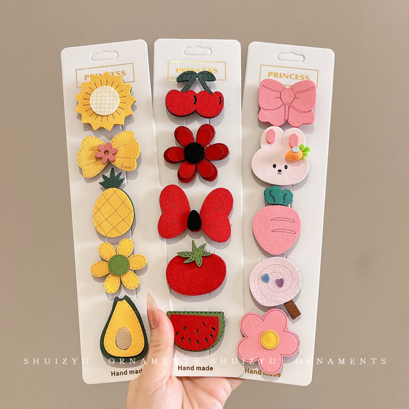 กิ๊บติดผมเวลโครดอกไม้น่ารักสําหรับเด็กสําหรับเด็กทารกที่จะไม่ทําร้ายผมกิ๊บติดผมหน้าม้าเครื่องประดับผม - รูปที่ 6