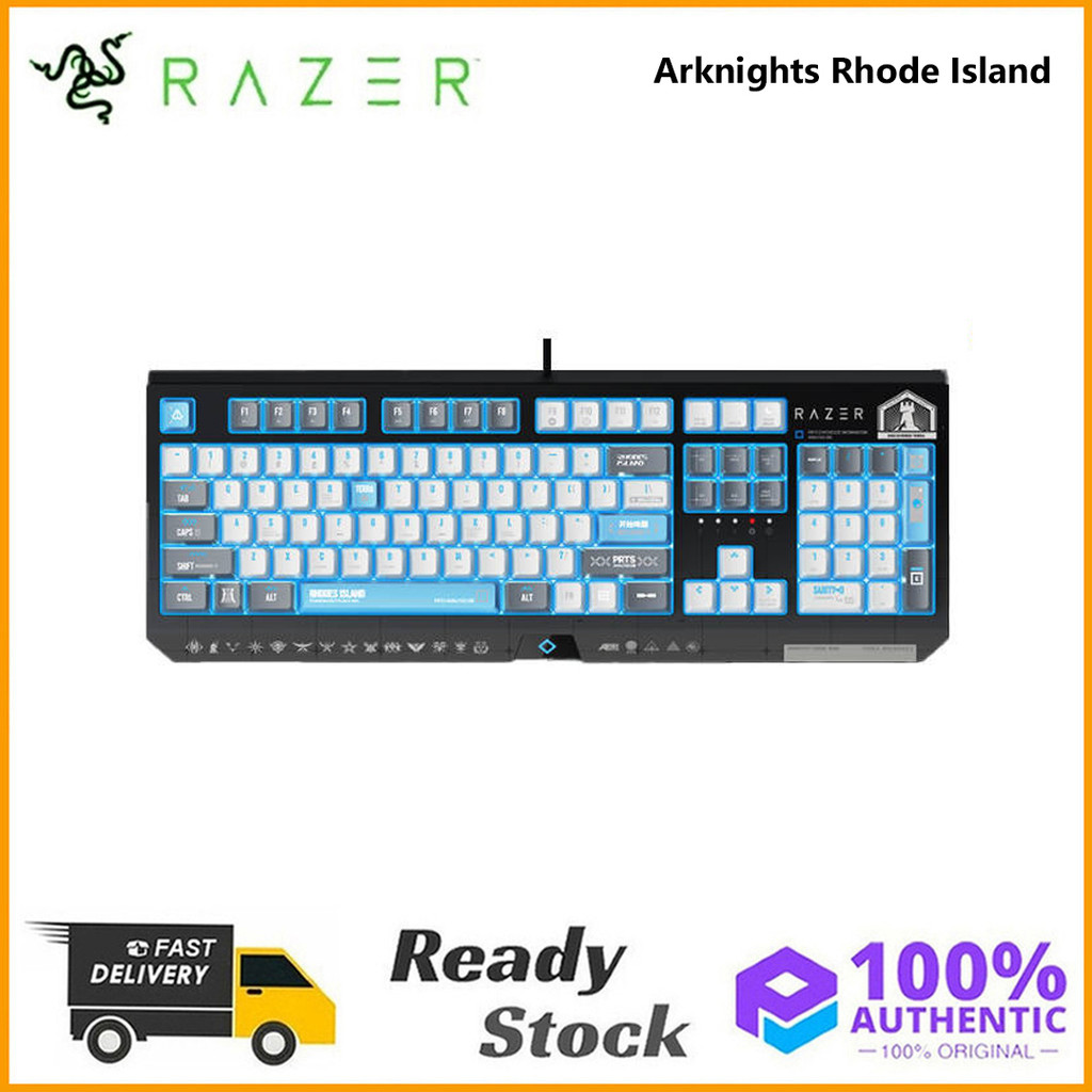 Razer Blackwidow Essential - Arknights Rhode Island Limited Edition คีย์บอร์ดเกมแบบมีสาย