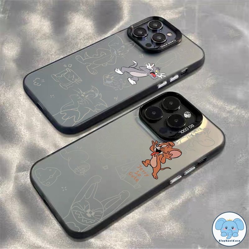 คู่รักการ์ตูนแมวและเมาส์เคส Samsung A05s A55 A05 A15 A12 A13 A14 A03s A04s A03 A03 A54 A23 A30s A32 A34 A02s A24