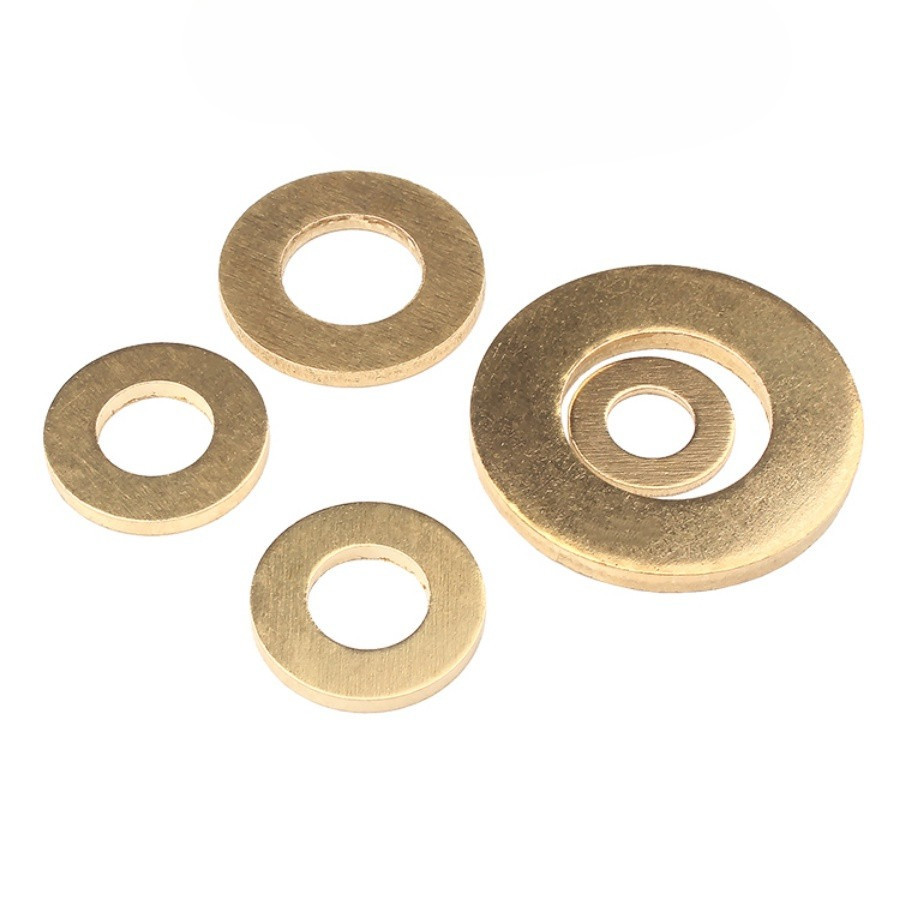(YDY)แหวนอีแปะ แหวนรอง น็อตสกรู ทองแดง  / Flat Washer copper Screw M2/M2.5/M3/M4/M5/M6/M8 (RM-TH-1) - รูปที่ 7
