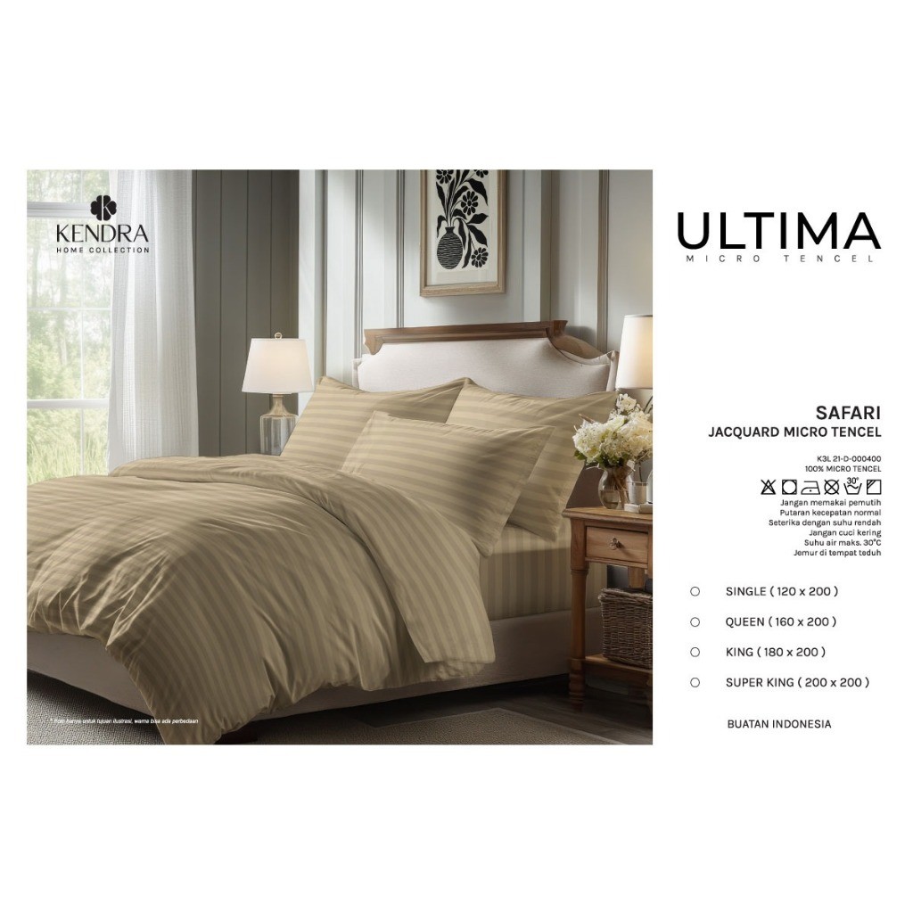 ผ้าปูที่นอน Kedra ULTIMA 200x200 สูง 30 - สีนูนธรรมดา - USHOP