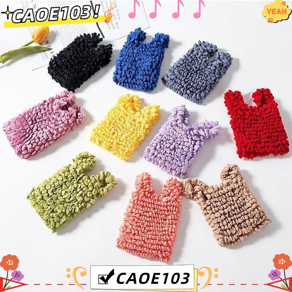 Caoe103กระเป๋าถือจีบ,ขยายอเนกประสงค์ถุงฟองยืดหยุ่น,ย้อนยุคความจุขนาดใหญ่พับยืดกระเป๋ามินิผู้หญิงหญิง