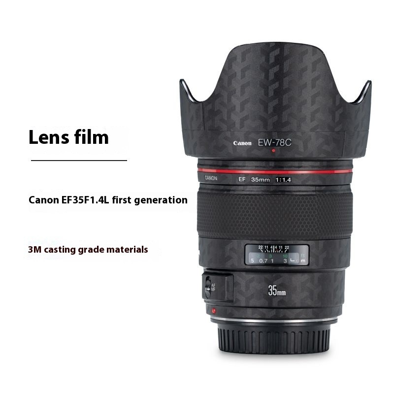 Mebont เหมาะสําหรับ Canon EF35 F1.4L G1 ฟิล์มกันรอยเลนส์พร้อมสติ๊กเกอร์ 35f1.4 3M