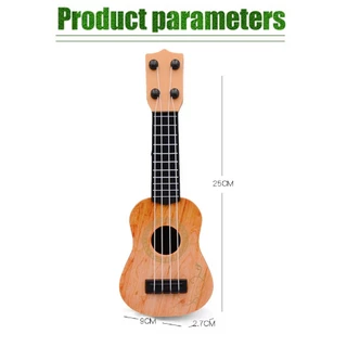 คูปองสถดคุ้ม！ กีต้าร์อูคูเลเล่ กีต้าเด็กดีดได้จริง เสียงดี Ukulele ของเล่นของขวญเด็ก