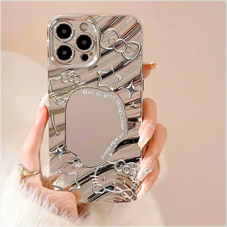 TPU เคส แมวและสุนัข For iPhone 11 12 13 14 15 16 Pro Max 17 Air เคสโทรศัพท์มือถือ 13promax Case เคสโทรศัพท์มีกระจก