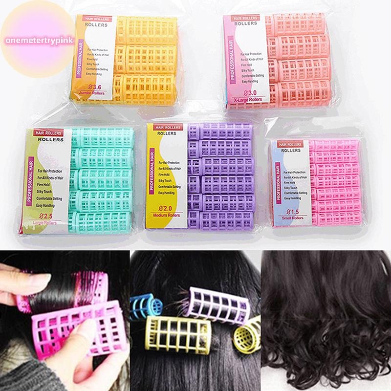 ONEPINK 6-14 ชิ้น/เซ็ต Heatless Hair Curler ลูกกลิ้ง Lazy Curlers Bangs Curling Fluffy จัดแต่งทรงผมอุปกรณ์เสริมผมสําหรับผู้หญิงสี