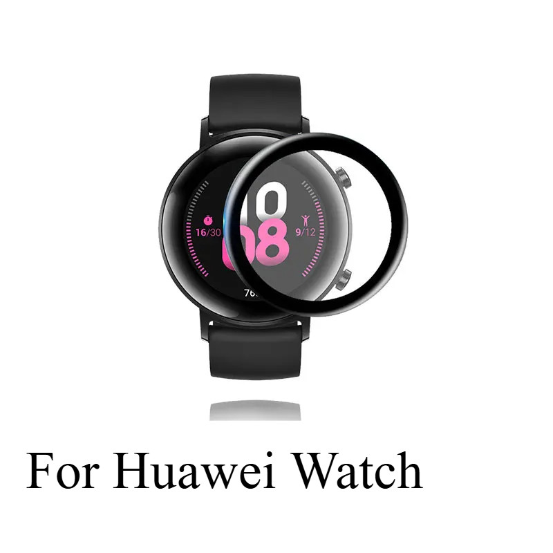 สําหรับ Huawei Watch GT 2 2e 3 4 5 Pro Pro Prosche Active Cyber SE Runner Ultimate 41 มม.42 มม.43 มม.46 มม.ขอบโค้งป้องกันหน้าจอ