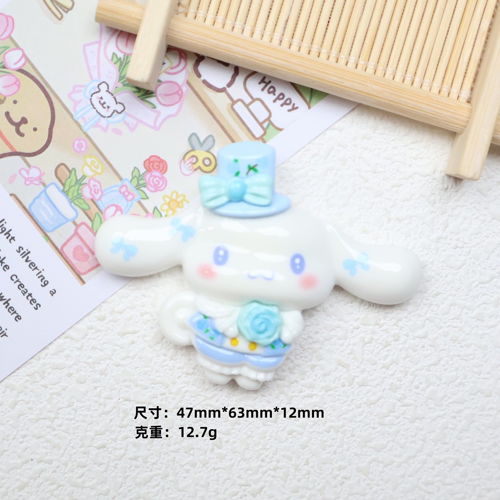 การ์ตูนการ์ดใหญ่น่ารัก Huahua Xiaoou DIY ครีมกาว กิ๊บติดผม ตู้เย็นสติกเกอร์ พวงกุญแจ อุปกรณ์เสริม - รูปที่ 4