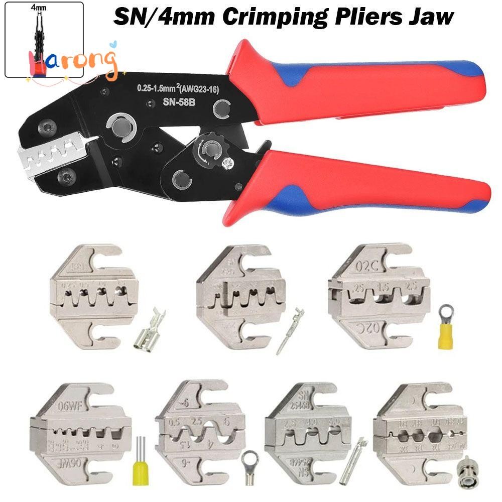 HARONG CRIMPING คีมขากรรไกร, SN-2546B 02C 06WF 2549 03H SN CRIMPING คีมขากรรไกร,กว้าง 4 มม.48B 58B A
