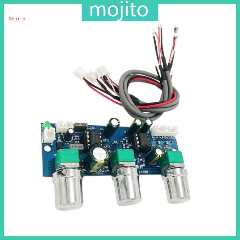 Mojito NE5532 2 1CH Preamp โมดูล Passive Tone Control และวงจรกรองซับวูฟเฟอร์