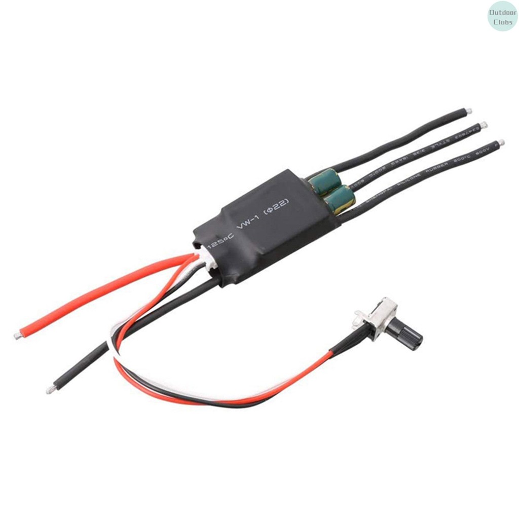 [คลับกลางแจ้ง] DC 7-24V 200W BLDC 3 เฟสมอเตอร์ ESC แบบไม่มีแปรง Hallless DC มอเตอร์ไดรฟ์บอร์ดตัวควบค