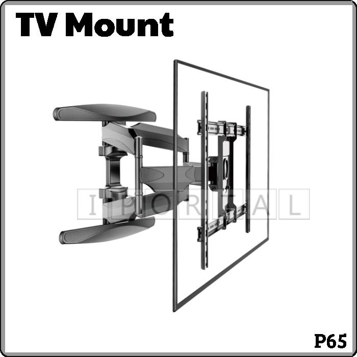 P65 55-85 นิ้ว TV Wall Mount Full Motion LED LCD Screen Mount