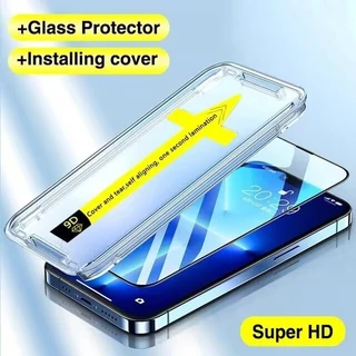HD กระจกนิรภัยติดตั้งง่าย OPPO A18 A58 A17 A35 A38 A57 A78 A3 A5 Pro A60 A98 A33 A54 A55 A74 ติดตั้งง่าย ติดฟิล์มกันรอย