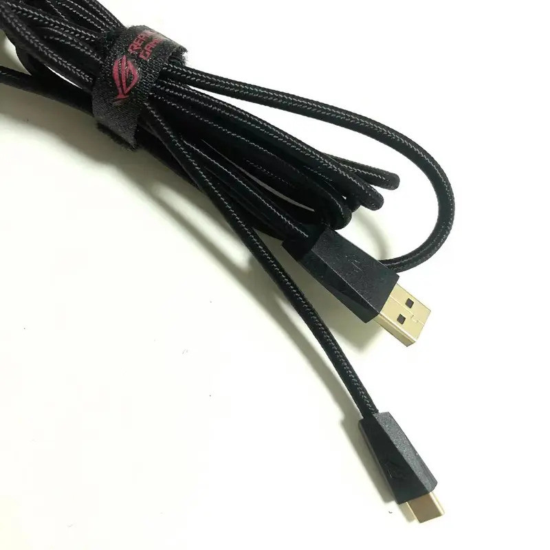 สาย USB typec สําหรับ ASUS ROG Gladius III/ROG Keris/ROG Chakram เมาส์สําหรับเล่นเกมไร้สาย/ROG Strix Scope/Falchion คีย์บอร์ดไร้สาย