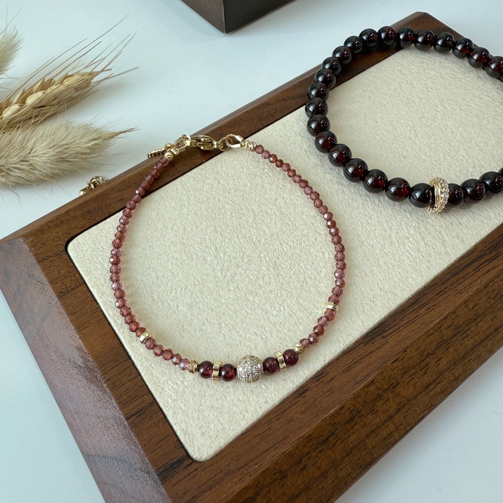 L1736 (January Birthstone) โกเมนแชมเปญ (3mm)