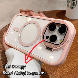 Premium Lens Protection Pink Cover Folding Stand Wireless Charge Magnetic Soft Case For iPhone 13 11 12 14 16 15 Pro Max Shockproof Drop-proof 16PLUS 14PLUS 15PLUS Blue Casing