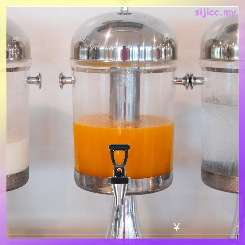 เหยือกน้ําเครื่องดื่ม Cooler Spivot Faucet Dispenser 12.00X8.00X4.30CM สีดํา Pp sijicc - รูปที่ 5