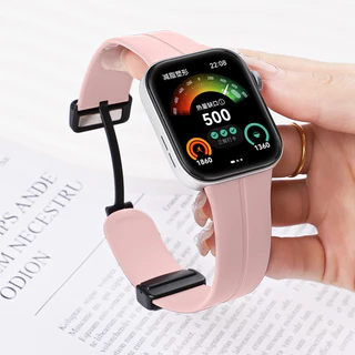 สายนาฬิกากีฬาซิลิโคน for Huawei Watch Fit 5 4 3 / 5 4 Pro หัวเข็มขัดแม่เหล็กเปลี่ยนสายยาง for Smartwatch Huawei Fit 3