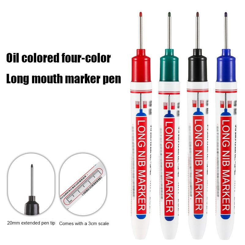 🌷ปากกามาร์คเกอร์ พร้อมส่ง ปากกามาร์คเกอร์หัวยาว งานไม้ marking pen