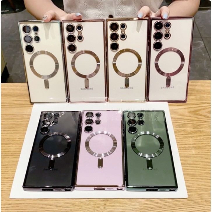 S25Ultra เคส พร้อมเลนส์กล้อง ชาร์จได้ Samsung Galaxy S25 S25Plus S25Ultra S24Ultra S23Ultra S22Ultra S24Fe S25fe S23 006