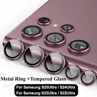 ฟิล์มกระจก เลนส์กล้อง สำหรับ Samsung Galaxy S24Ultra S23Ultra S22Ultra S25 S24 S23 S25Plus S25 Ultra/Plus S24Fe 007