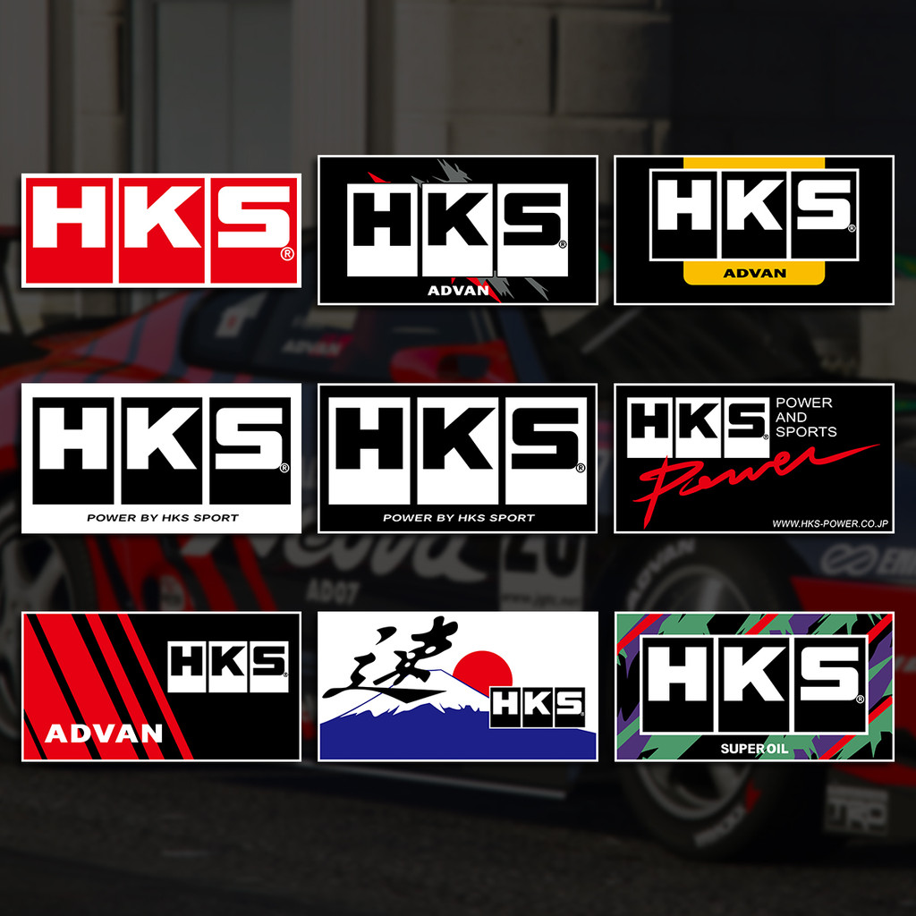 Jdm HKS ญี่ปุ่นสติกเกอร์กันน้ํารถสกู๊ตเตอร์กันชนด้านหลังฝาครอบรอยขีดข่วนอุปกรณ์ตกแต่งไวนิล Decal สําหรับ Yamaha Xmax Nmax MT09 R3 R1