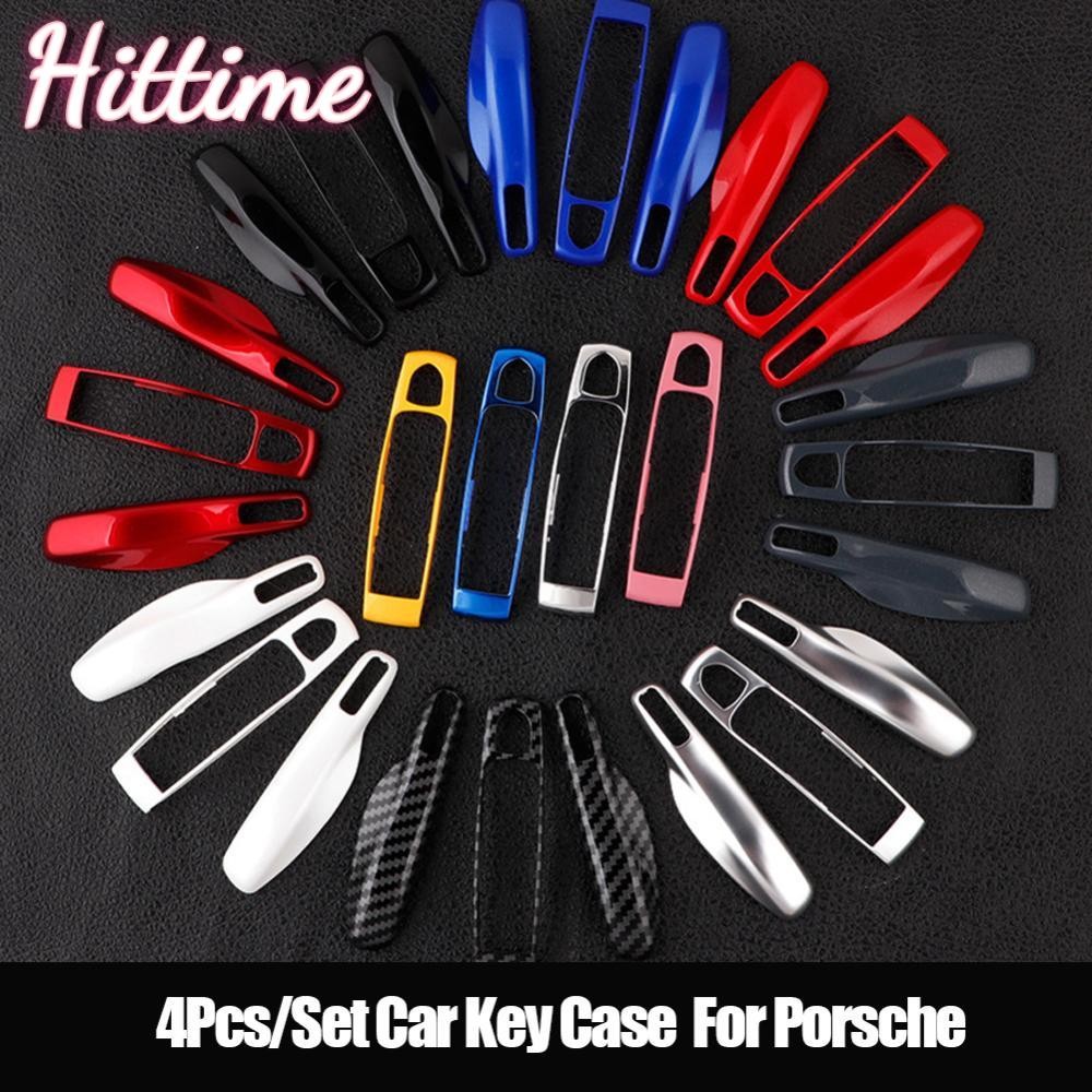 Hittime 4 ชิ้น/เซ็ตรถสมาร์ท Remote Key Case Fob ชุดสําหรับ Porsche Cayman Cayenne 911 970 981 991 Pa