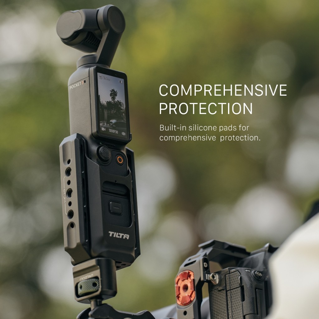 Tilta DJI Osmo Pocket 3 ขยายอะแดปเตอร์สากลอุปกรณ์เสริมฐานคงที่ Car Mount เหมาะสําหรับ DJI Pocket 3 Bracket TA-T65-AME-B