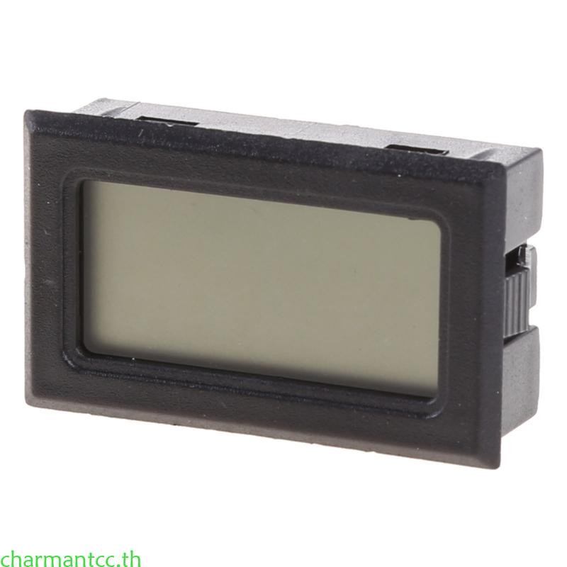 Charmantcc เครื่องวัดความชื้นสัมพัทธ์ เครื่องวัดความชื้นสัมพัทธ์แบบดิจิตอล LCD 10% 99%RH