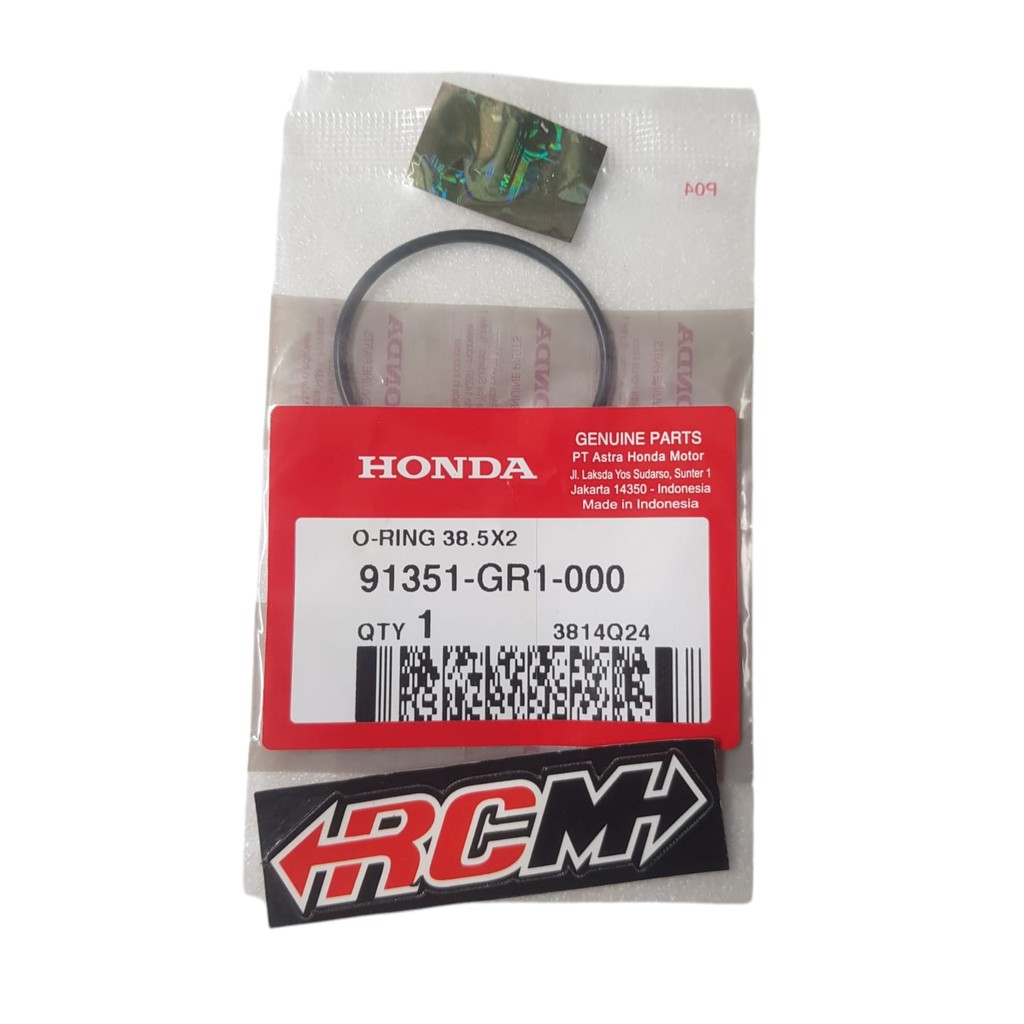 91351-Gr1-000 Oring 38.5 X 2 Polly Poly Poli Pully Puli Beat Karbu Fi Pcx 125 150 Scoopy Fi Esp Spac