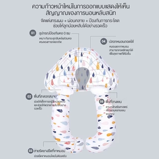 doudou หมอนทารกแรกเกิด ผ่อนคลาย ดูดซับเหงื่อ และระบายอากาศได้ดี ใช้ได้ในทุกฤดูกาล