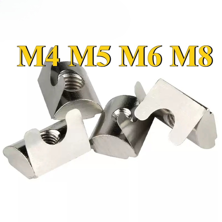 น็อต Shrapnel มาตรฐานยุโรป (Nickel-Plated) M4M5/M6/M8 (ZQ-RM-PH)