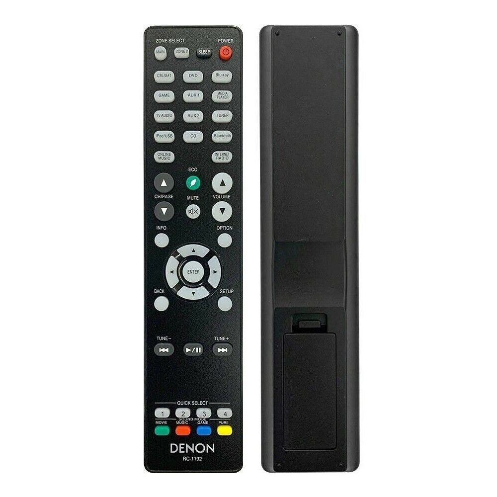 ใหม่ RC-1192 สําหรับ DENON Audio Video AV Receiver รีโมทคอนโทรล AVRX2100W AVRX2300W