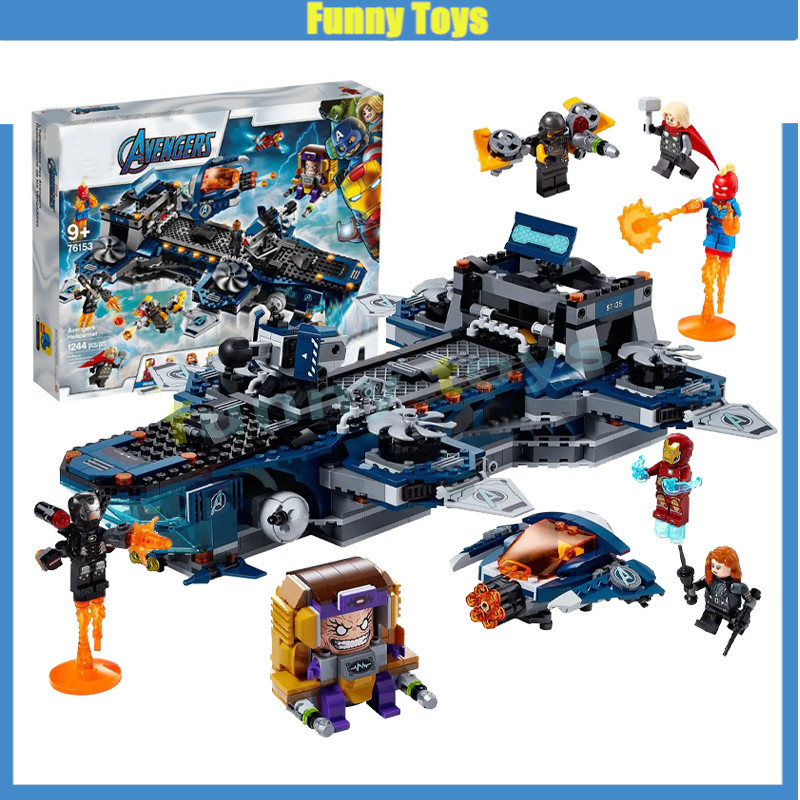 76153,Avengers Helicrarier,Buiding Blocks,The Avengers,Iron Man,Super Heroes,ของเล่นของขวัญสําหรับเด