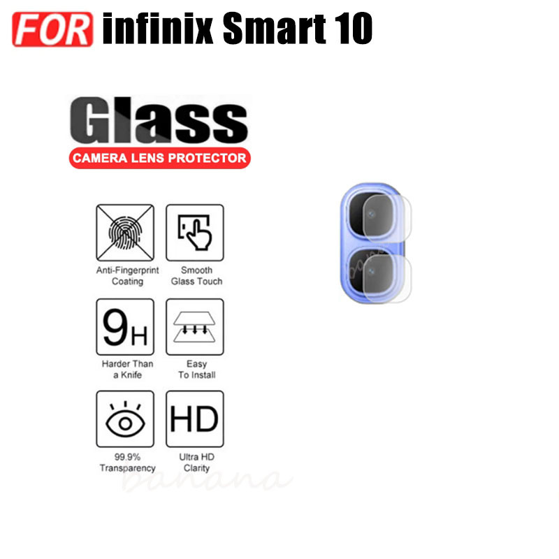 3 IN 1 Infinix Smart 10 ฟิล์มกระจกนิรภัยสําหรับ Infinix Smart 9 X6725 คลุมทั้งหมดป้องกันหน้าจอกระจก + ฟิล์มเลนส์กล้อง + ฟิล์มด้านหลัง - รูปที่ 2